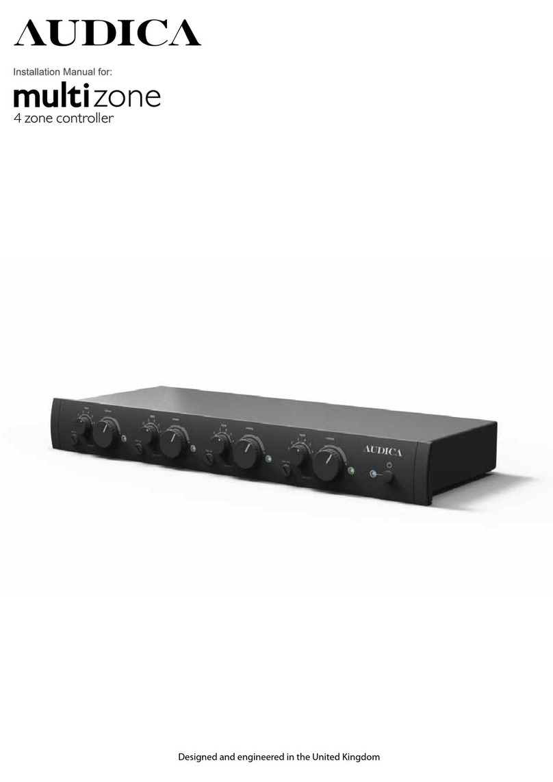 Audica MULTIzone installation manual