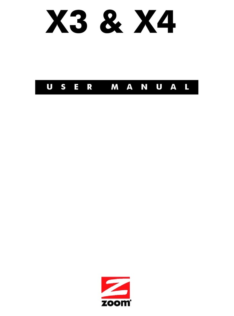 Zoom ADSL X3 User manual