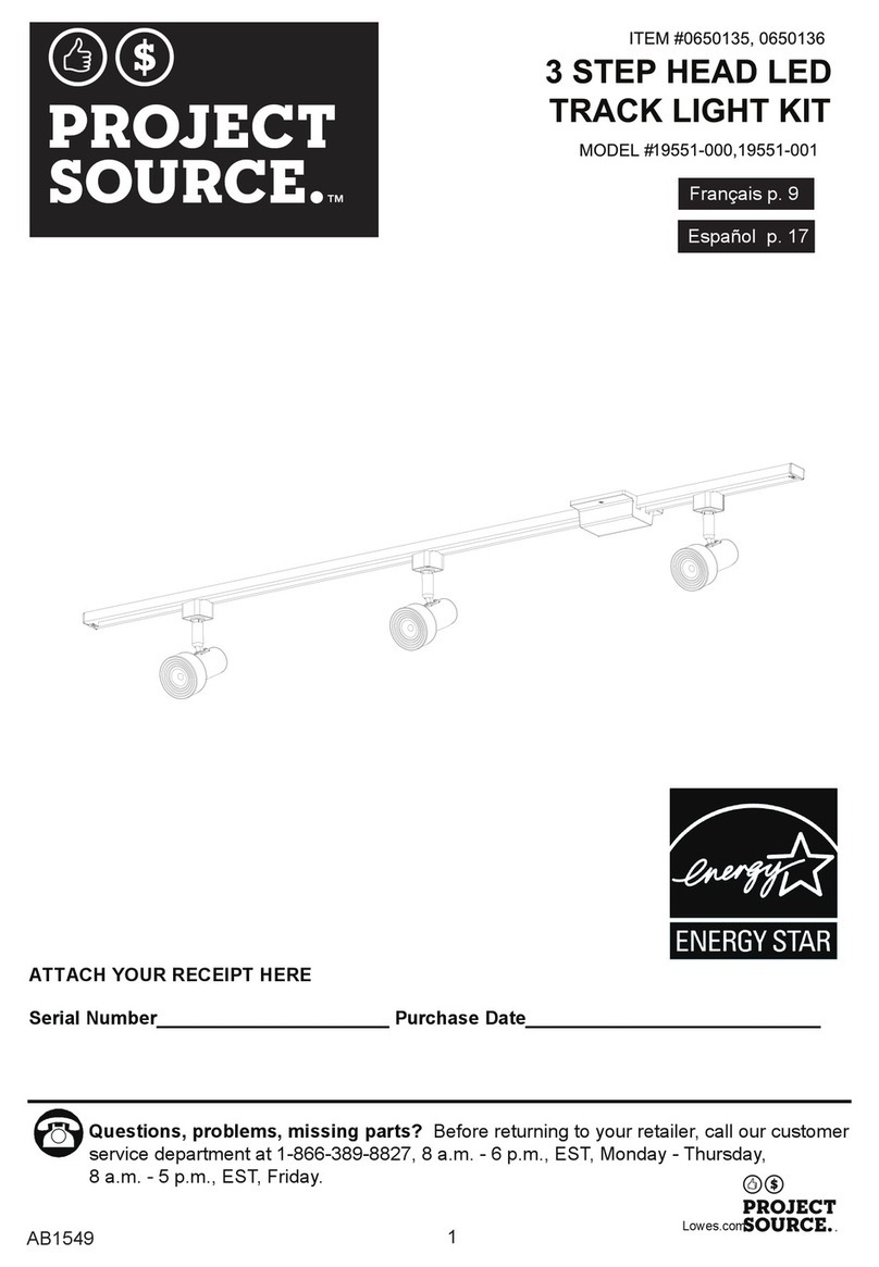 Project Source 19551-000 user manual