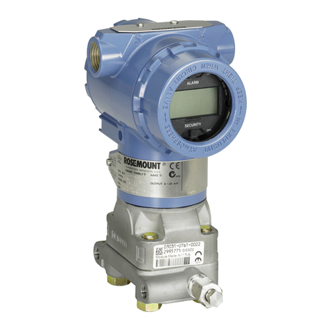 Emerson Rosemount 3051 Quick installation guide