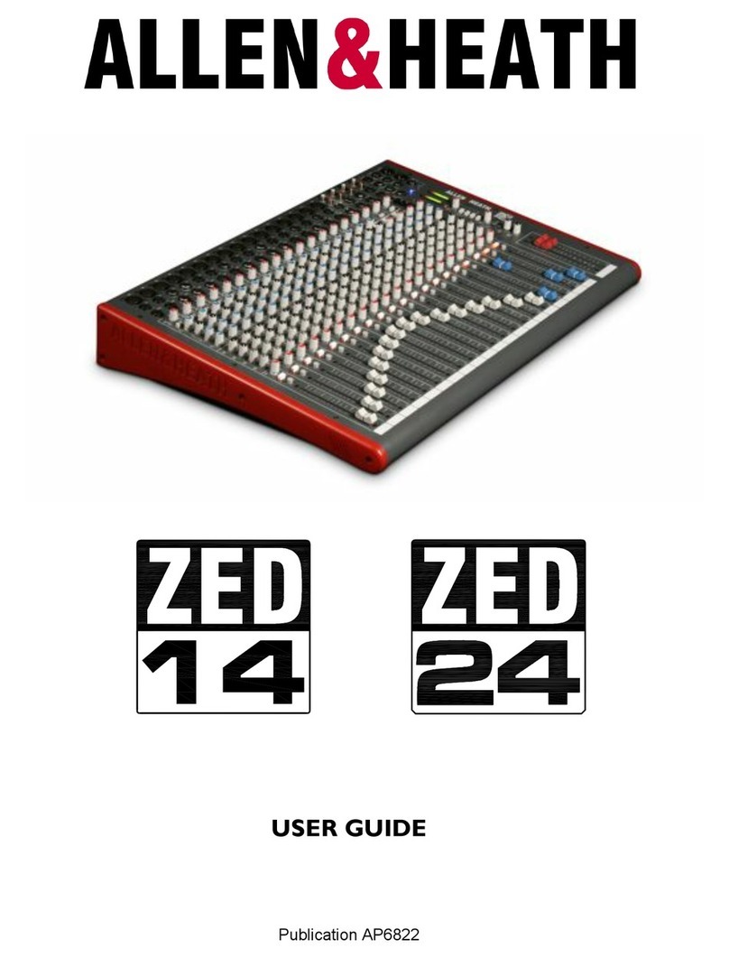 ALLEN & HEATH ZED 14 User manual