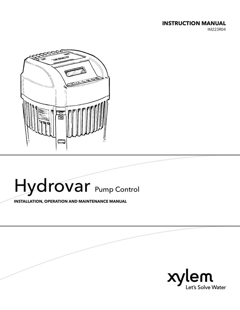 Xylem hydrovar User manual