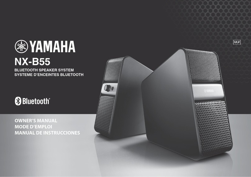Yamaha NX-B55 owner's manual