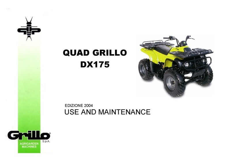 Grillo DX175 Use and maintenance