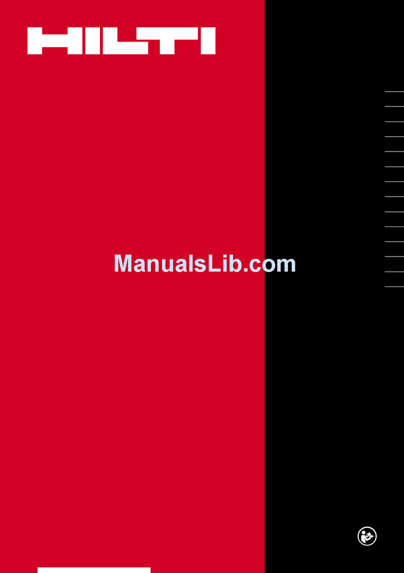 Hilti SC 55W operating instructions