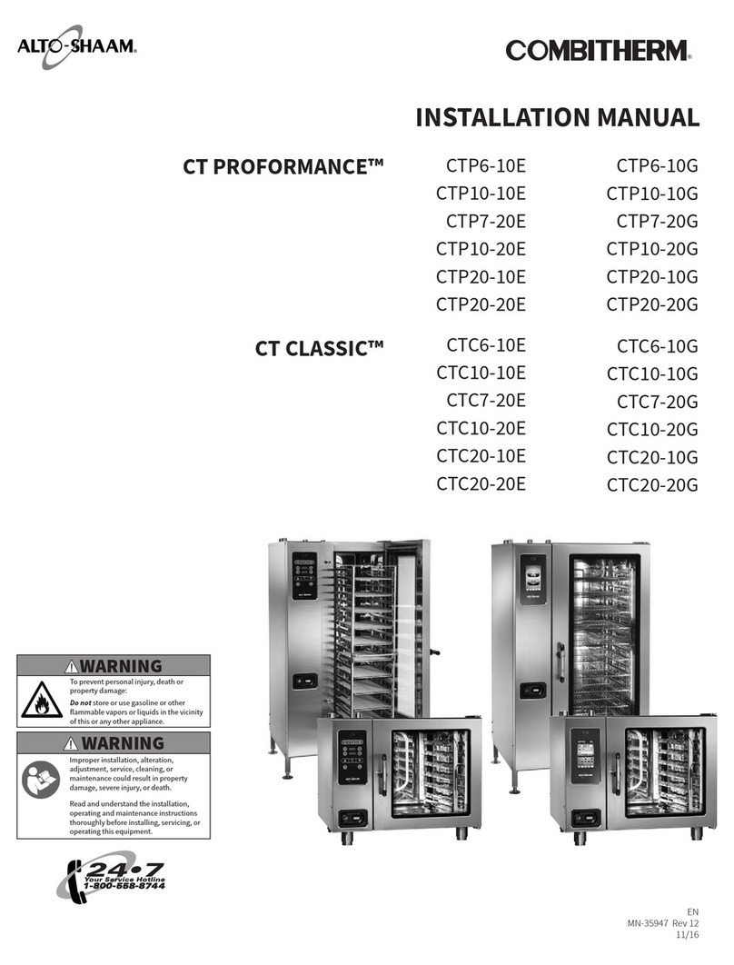 COMBITHERM CTP10-20E installation manual