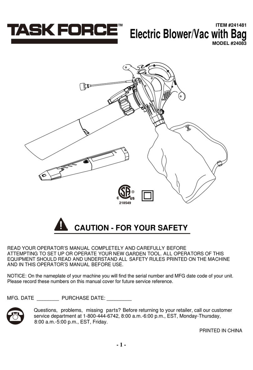 Task Force 24083 Operator's manual