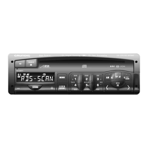 Grundig scd 5290 rds User manual