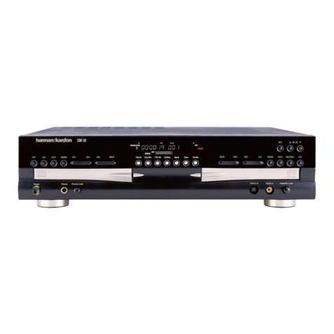 Harman Kardon CDR 30 User manual