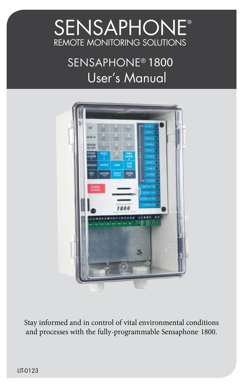 Sensaphone 1800 user manual