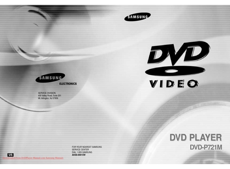 Samsung DVD-P721M User manual