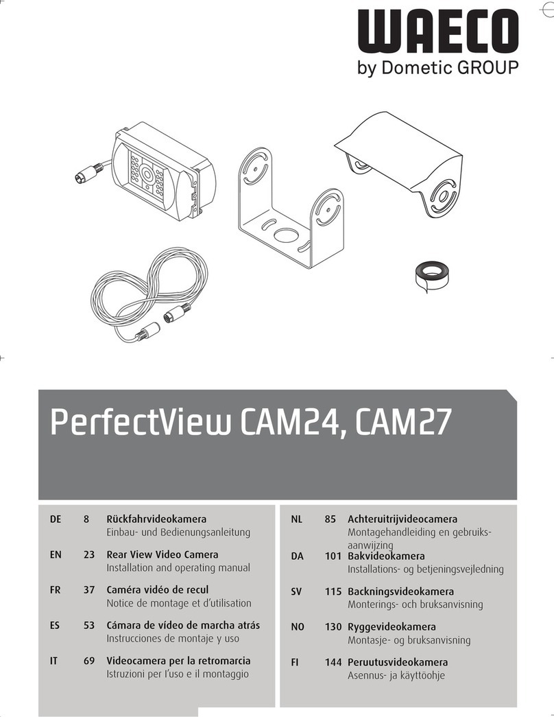 Waeco PERFECTVIEW CAM24 Installation and operation manual