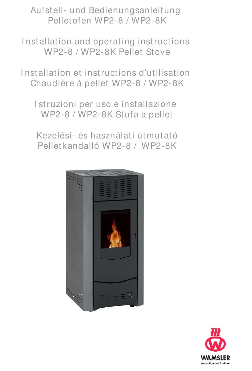 Wamsler WP2-8 Installation and operating instructions