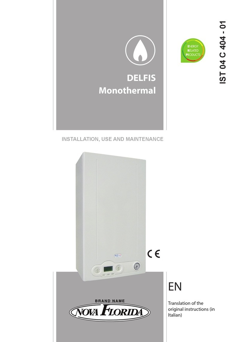 Nova Florida DELFIS Monothermal Installation, use and maintenance