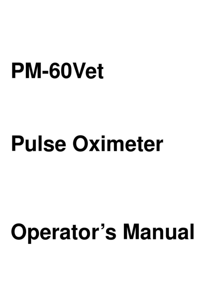 Mindray PM-60Vet Operator's manual Mindray PM-60Vet Operator's manual