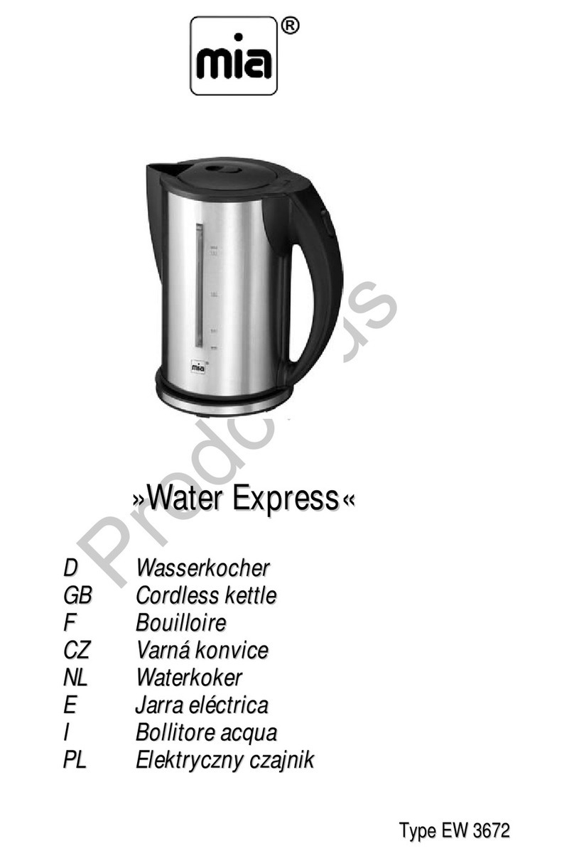 MIA Water Express manual