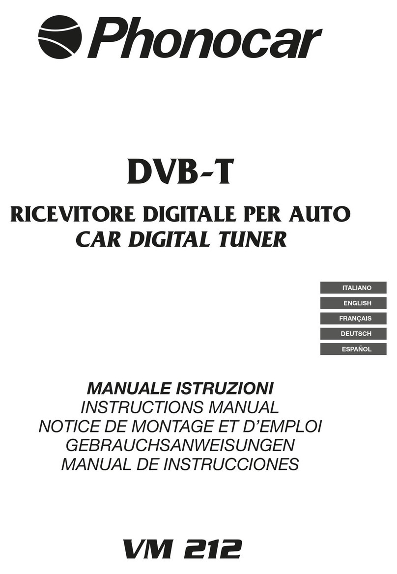 Phonocar VM 212 User manual