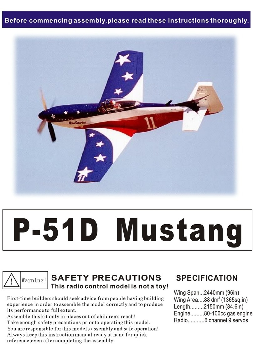 REVELL P-51D Mustang Assembly instruction