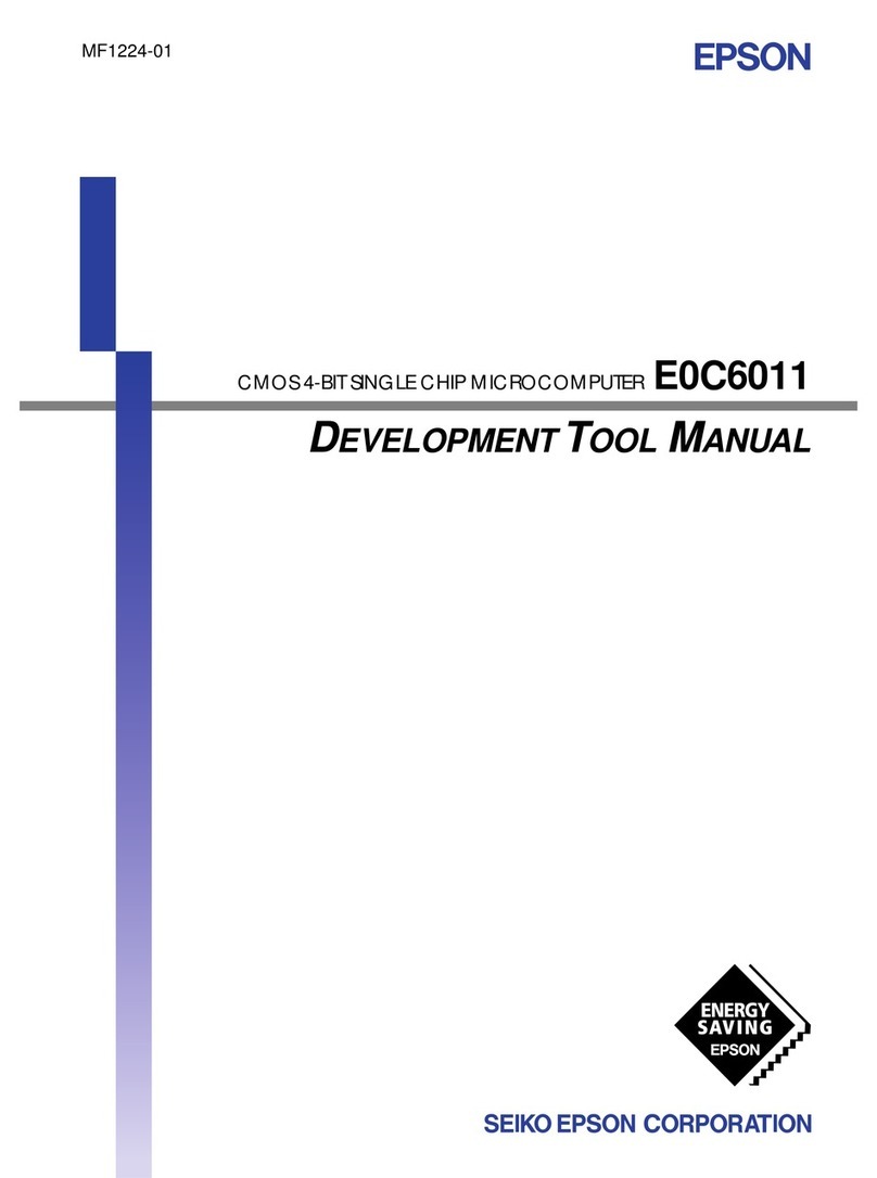 Epson E0C6011 Development manual