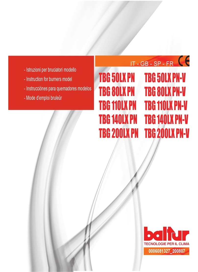 baltur TBG 80LX PN User manual
