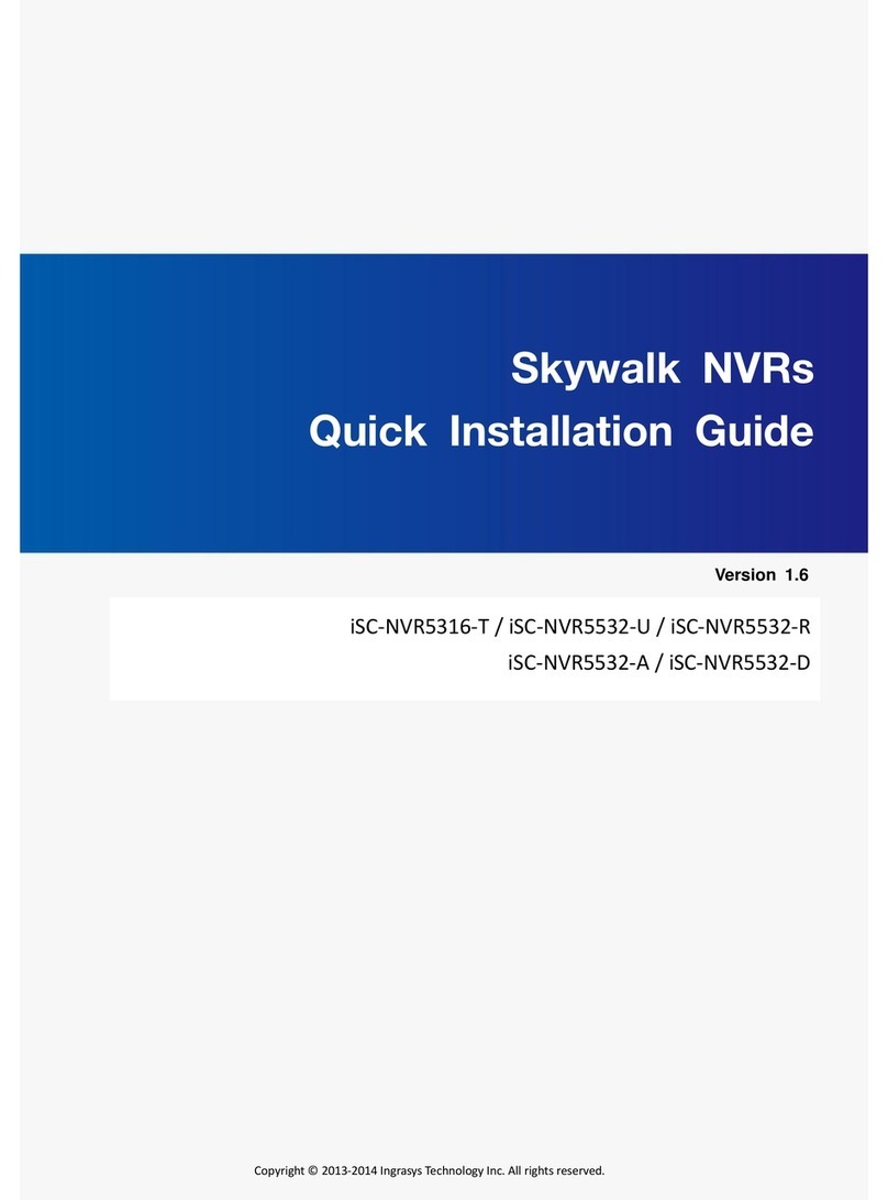 Ingrasys Skywalk iSC-NVR5316-T Quick installation guide