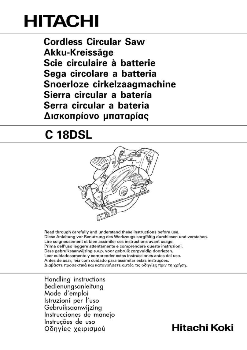 Hitachi C 18DSL User manual