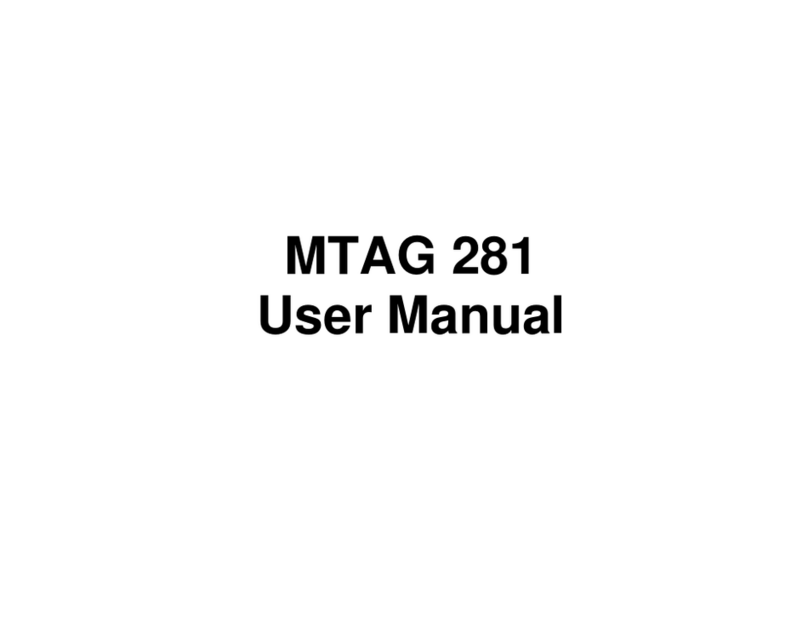 MTAG 281 user manual