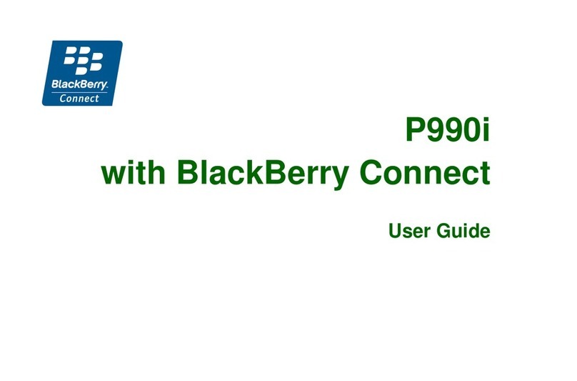 Blackbe;rry p990i User manual