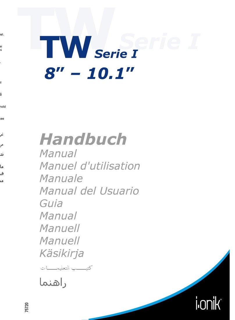 i-onik TW Series I 8 inch manual