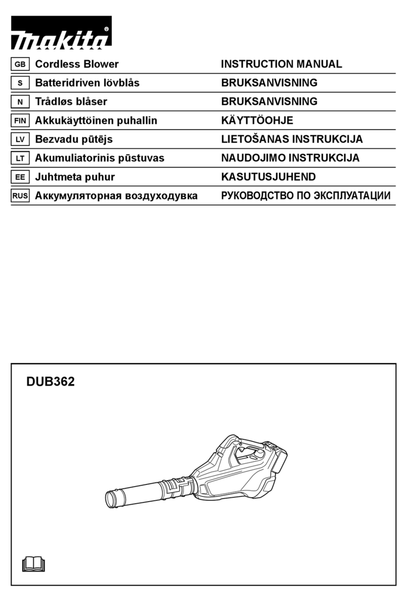 Makita DUB362 User manual Makita DUB362 User manual