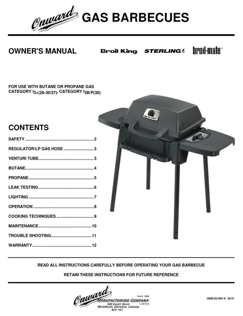 Onward Broil king owner's manual