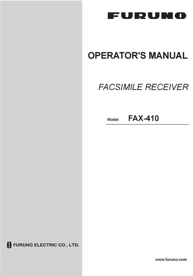 Furuno FAX-410 Operator's manual