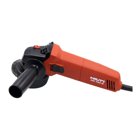 Hilti AG 100-8 (S/D) Original operating instructions