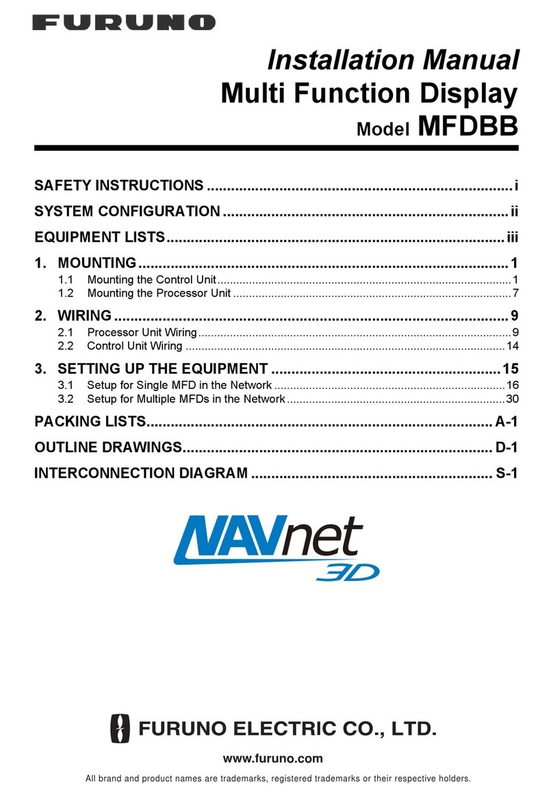 Furuno MFDBB User manual