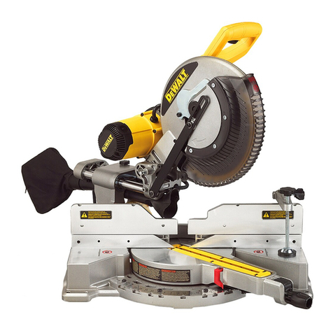 DeWalt DWS709 instruction manual