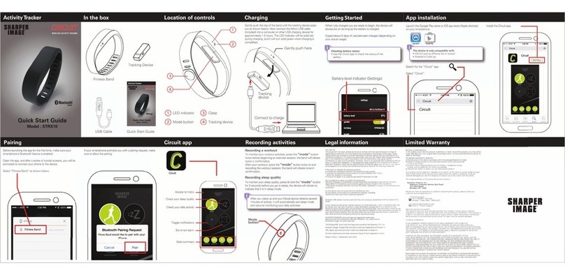 Sharper Image STRX10 User manual