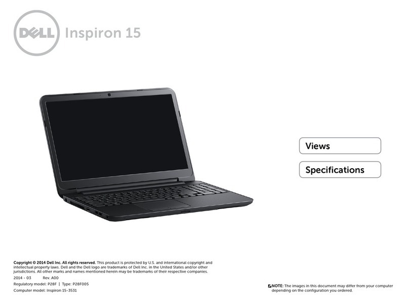 Dell Inspiron 3531 User manual