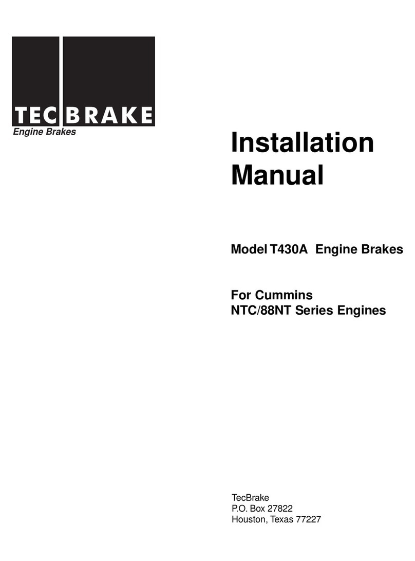 TecBrake T430A User manual