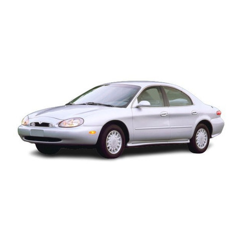 Mercury Sable 1998 User manual