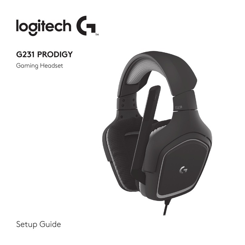 Logitech G231 PRODIGY User manual