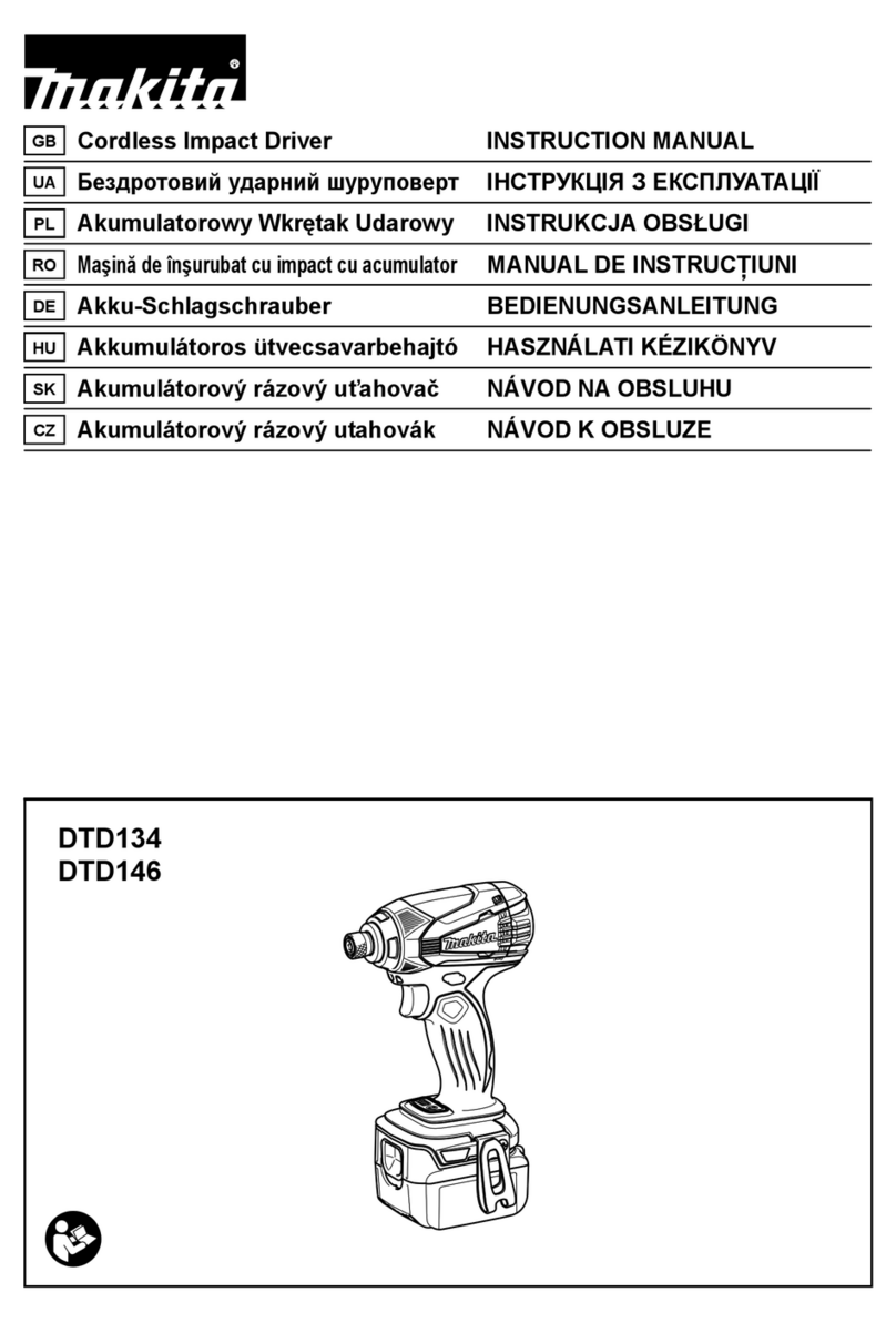 Makita DTD134 User manual