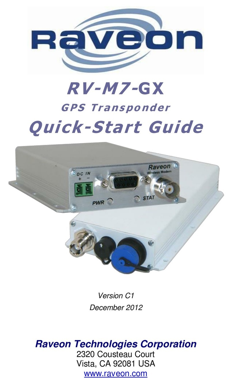 Raveon RV-M7-GX quick start guide