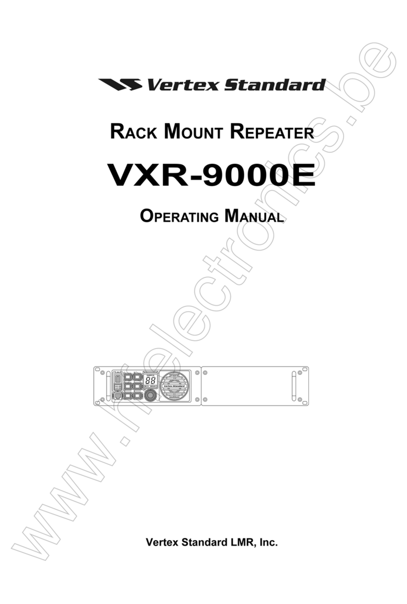 Verterx Standard VXR-9000E operating manual