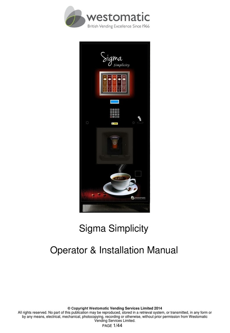 Westomatic Sigma Simplicity Operator's & installation manual