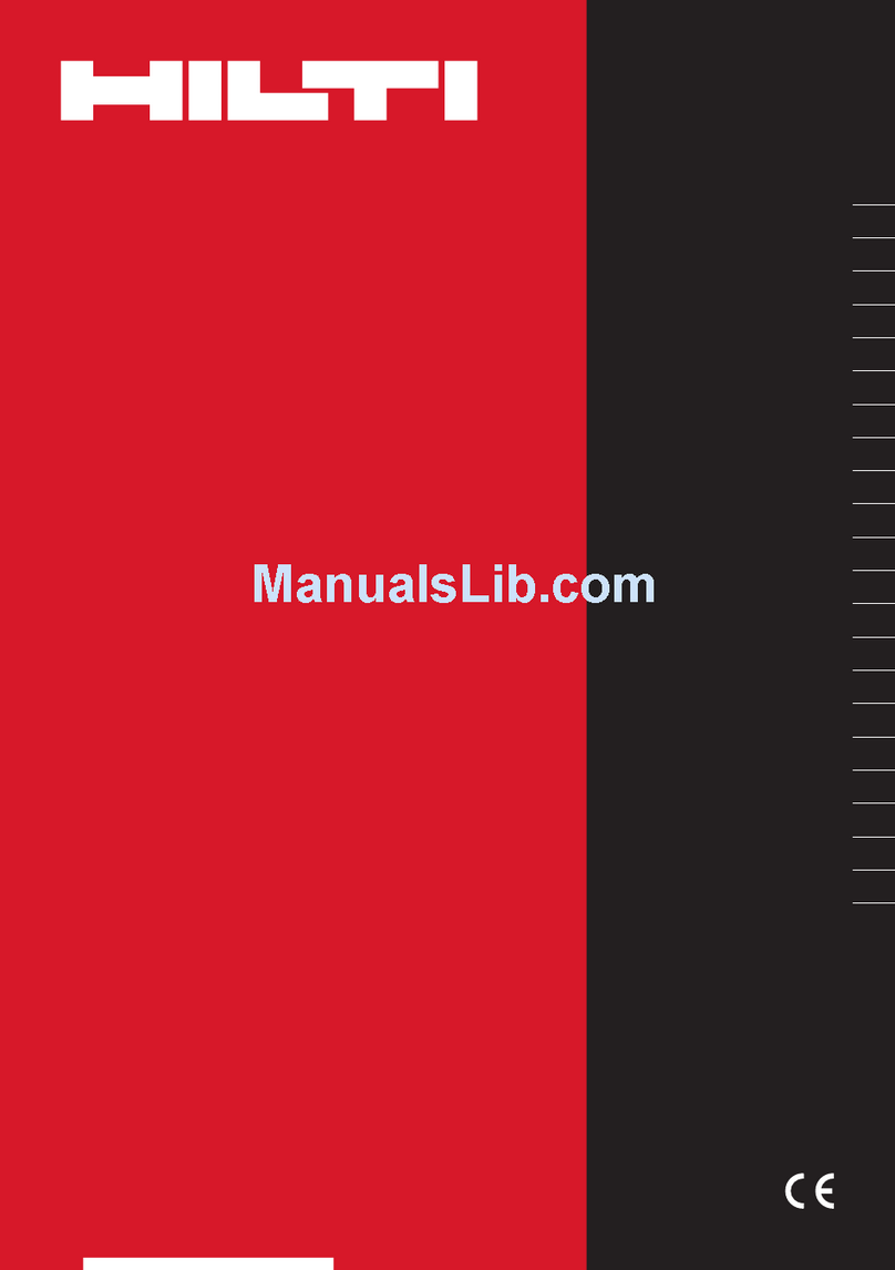 Hilti SCW 70 operating instructions