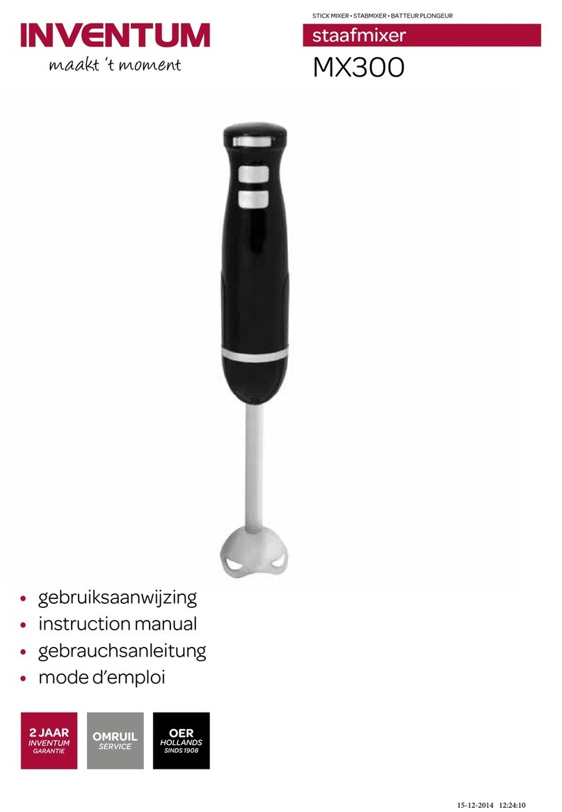 inventum MX300 User manual