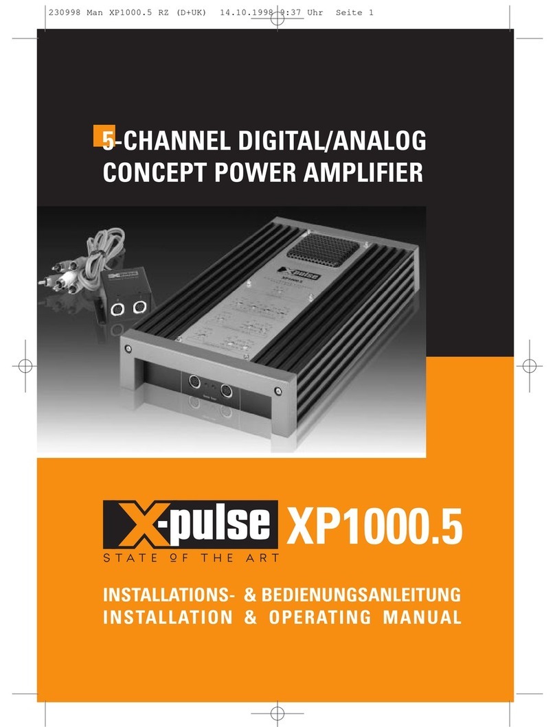 X-Pulse XP1000.5 Installation & operating manual