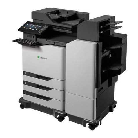 Lexmark CX825 Service manual