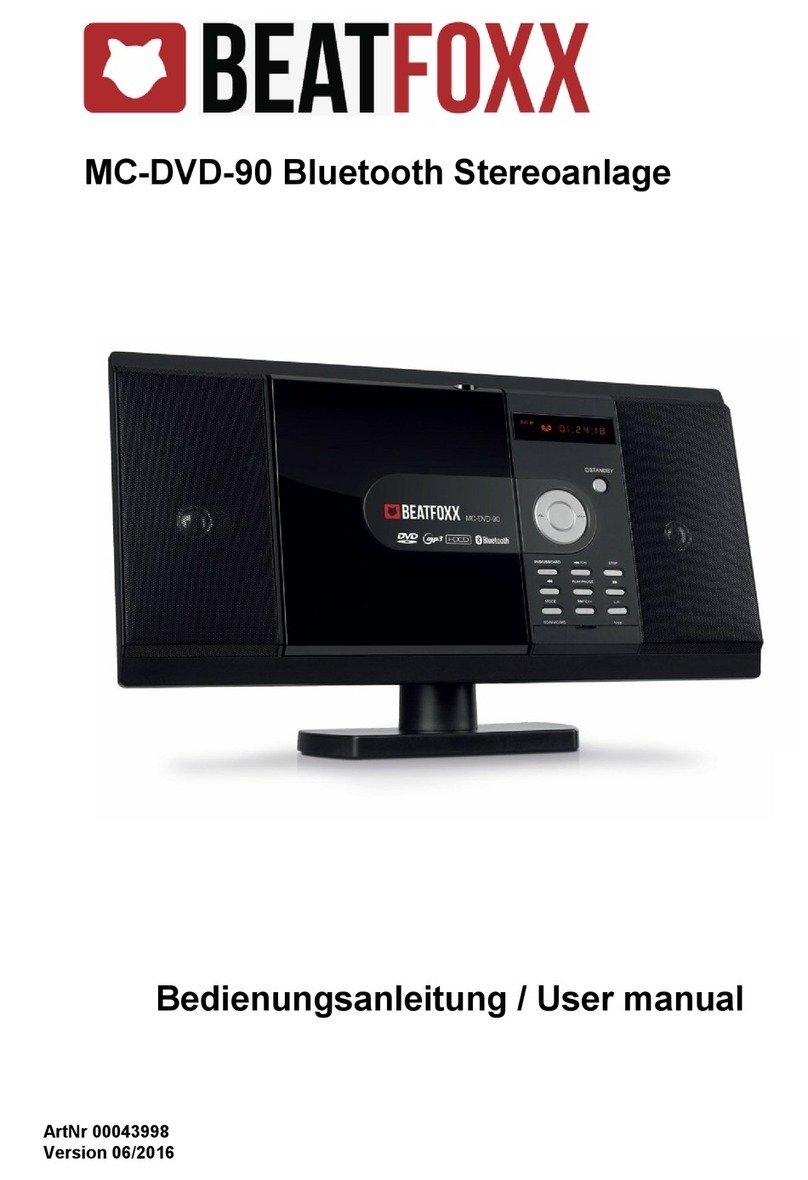 BEATFOXX MC-DVD-90 user manual