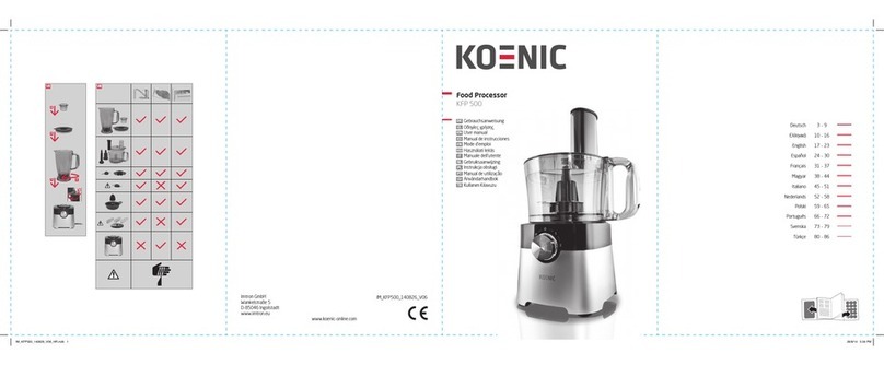 Koenig KFP 500 user manual